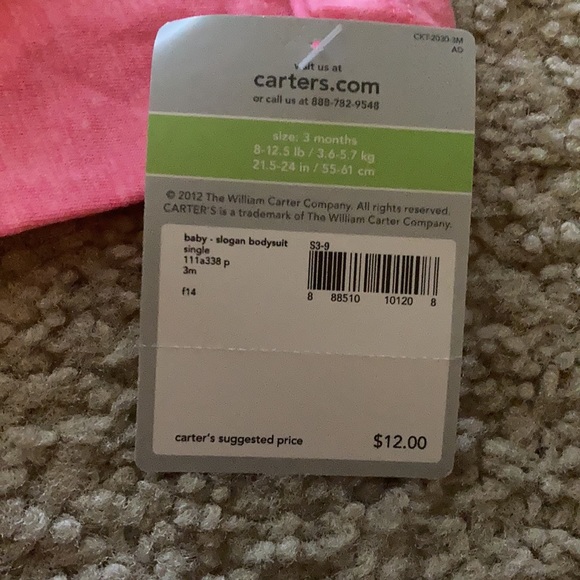 Carter’s GENIUS onesie. NWT - Picture 5 of 5